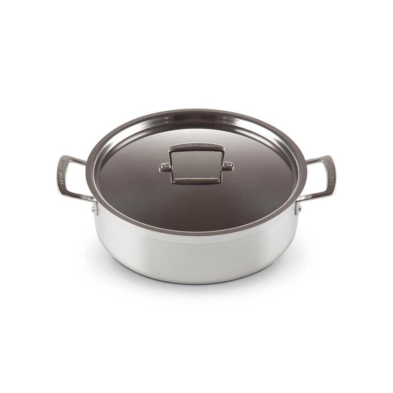 Le Creuset 3-PLY Stainless Steel Sauteuse 28cm image number 0
